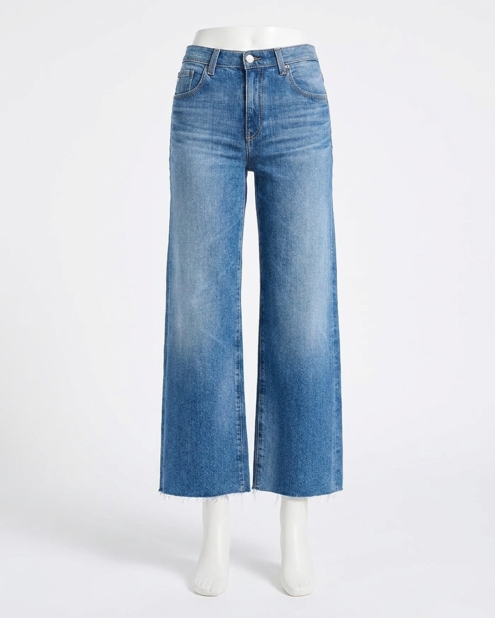 NEW AG JEANS saige mid rise wide leg crop jeans in 13 years allure